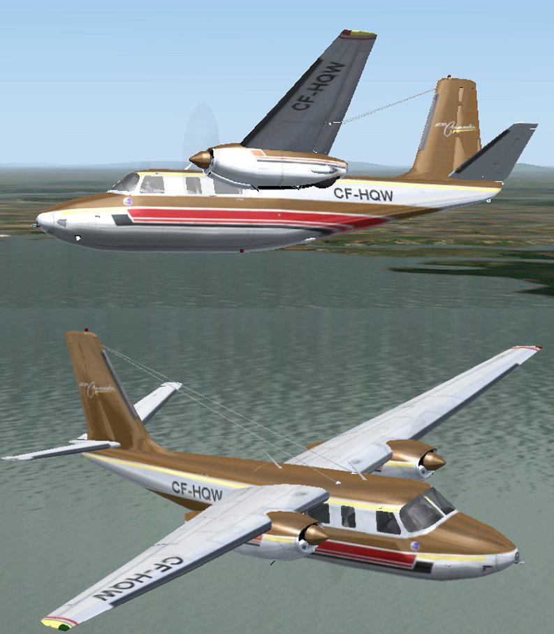 Aero Commander 500 === Copper 'tone' livery.jpg
