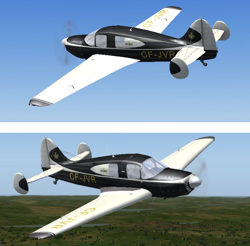 Bellanca Cruisemaster, Black on white livery.jpg