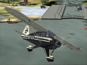Piper Tri-Pacer, Black and Cream livery.jpg