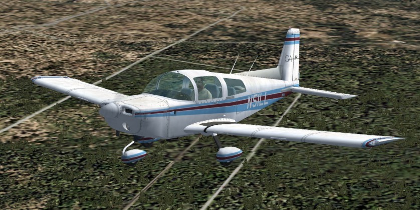 Repaint of Grumman AA-5B in Pocari Sweat Demonstra.jpg