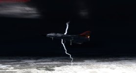 F-106 NASA Eclipse Test Aircraft in a thunderstorm near Paderborn Germany 9.jpg