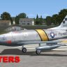 North American SECTIONF8 F-86 Movie The Hunters Squadron