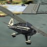 Piper Tri-Pacer, Black and Cream livery
