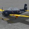 FSX Beechcraft T-34 Mentor N816JB (textures only)_with_fix