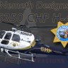 Nemeth Designs AS350 California Highway Patrol Current Colors Pack