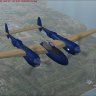 P-38 Blue-Gold Livery