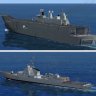 FSX Doublepack Pilotable Aircraft Carrier Juan Carlos I and Frigate F-101