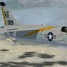 Repaint VF-33 RFN F-8 Crusader