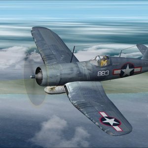 Vought F4U 1A 883