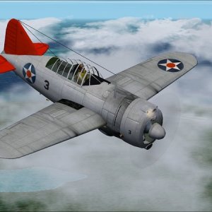 Brewster F2a3 NAS  Miami 1942