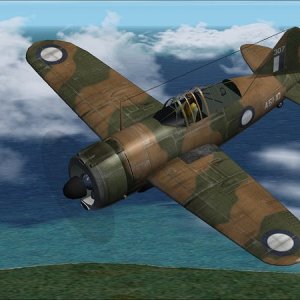 Brewster Buffalo Mk I 453 SQN RAAF Singapore Dec1941