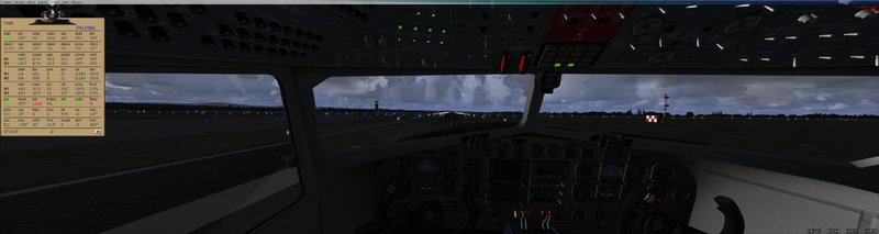DC 3 PA PBA EGAA EGBJ 

Ready for take-of, but it's a bit dark in here.